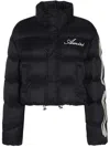 Amiri Down Jacket With High Neck And Pockets In Black
