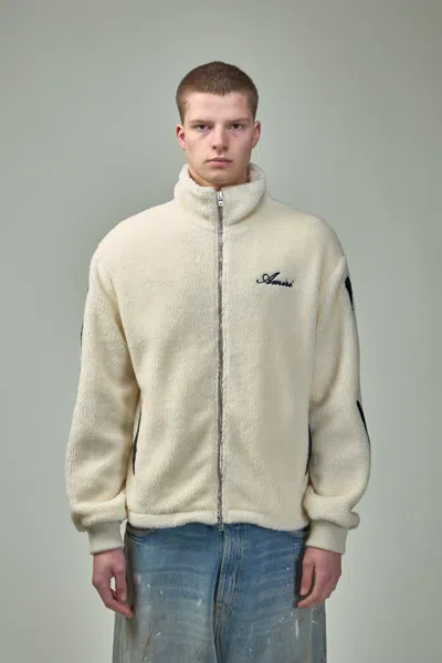 Amiri Bones Fleece Jacket In White
