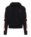 Amiri Black Cardigan With Bones Motif And Logo In Black