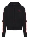 Amiri Black Cardigan With Bones Motif And Logo In Black