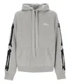 Amiri Bones Hoodie In Grey