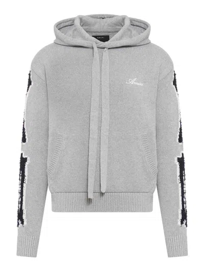 Amiri Sweaters In Grey