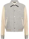 Amiri Contrasting-sleeve Bomber Jacket