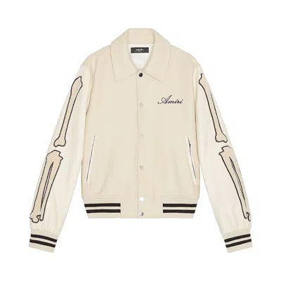 Pre-owned Amiri Bones Jacket 'alabaster' | White | Men's Size 48