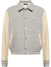 Amiri Contrasting-sleeve Bomber Jacket