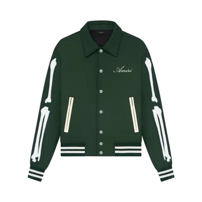Pre-owned Amiri Bones Jacket 'rain Forest' | Green | Men's Size 48