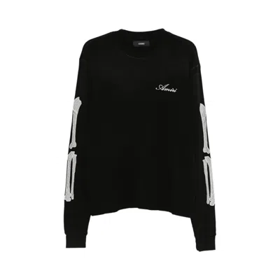 Pre-owned Amiri Bones Long-sleeve Tee 'black' | Men's Size L
