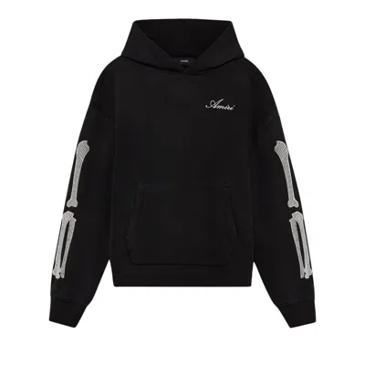 Pre-owned Amiri Bones Oversized Hoodie 'black' | Men's Size M