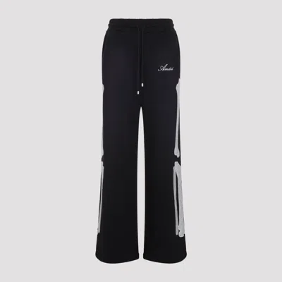 Amiri Bones Oversized Sweatpants In Black