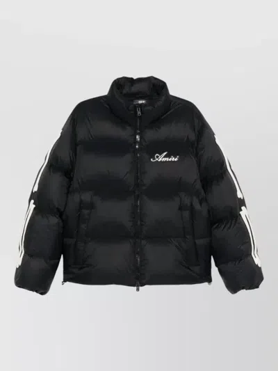 AMIRI BONES PRINT DOWN JACKET HIGH COLLAR