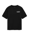 Amiri Mens Black Bones Stacked Short-sleeve Cotton-jersey T-shirt In Black