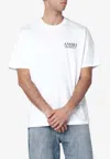 Amiri Bones Stacked Crewneck T-shirt In White