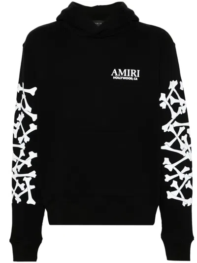 AMIRI BONES STACKED LYOCELL HOODIE