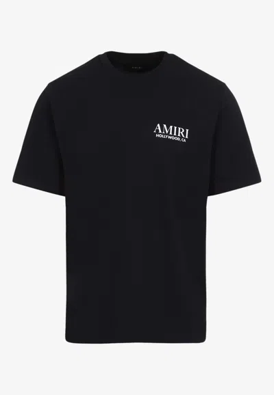 Amiri Bones Stacked Printed T-shirt In Black