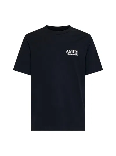 Amiri "bones Stacked" T-shirt In Blue