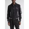 Amiri Bones Snap-button Wool Jacket In Black