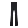 Amiri Tailored Black Trousers With Premium Polyester-wool Blend In Black