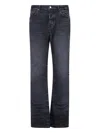 Amiri Bootcut Black Jeans With Flared Leg In Black