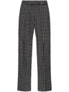 Amiri Mens Black Quad Flare Printed Woven Tracksuit Trousers Xl In 黑色
