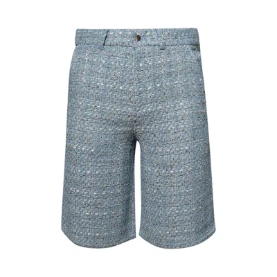 Pre-owned Amiri Boucle Short 'ashley Blue' | Men's Size 52