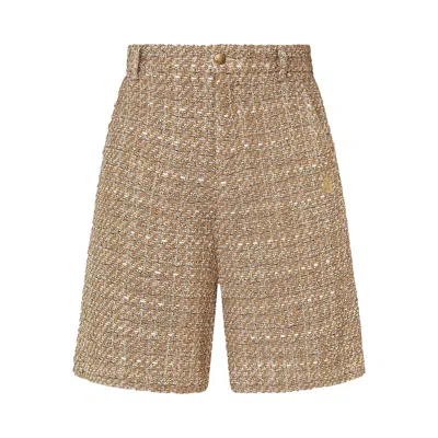 Pre-owned Amiri Boucle Short 'camel' | Brown | Men's Size 48