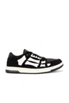 Amiri Low-top Sneakers With Textured Panels In Black