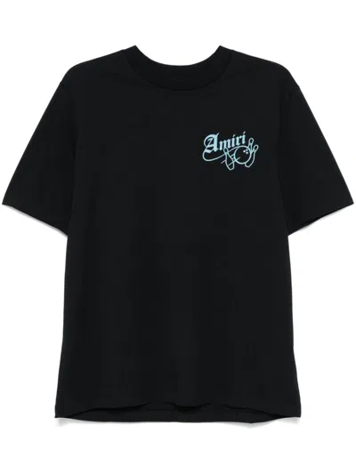 Amiri Bowling T-shirt In Black