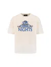 Amiri Boxy-fit Graphic T-shirt With Midnight Message In Neutral