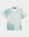 Amiri Boy's 4m Printed Shirt In Multi
