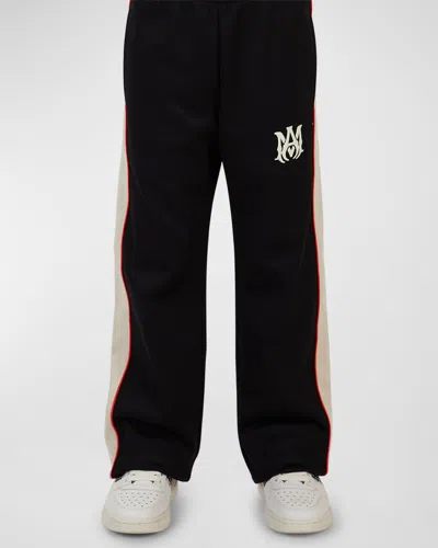 Amiri Kids' Boy's Ma Track Pants In Black