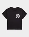 Amiri Boy's Music Record Graphic T-shirt In Black