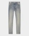 Amiri Boy's Stack Light Wash Jeans In Multi
