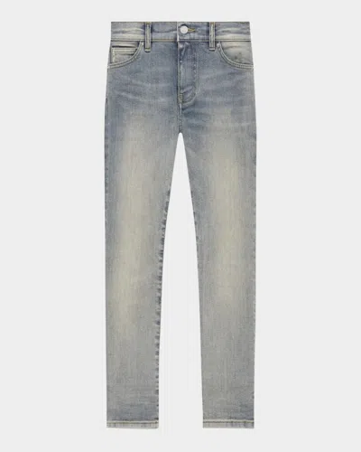 Amiri Boy's Stack Light Wash Jeans
