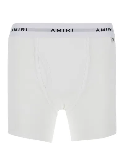 Amiri Logo Bief In White