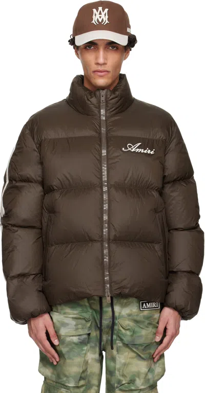 AMIRI BROWN BONES DOWN JACKET