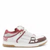 Amiri Brown Xl Skel Top Low Cow Leather Sneakers In Multi