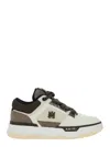 Amiri Brown Low Top Sneakers With Logo Detail On The Side And Mesh Panels In Suede Man In Red