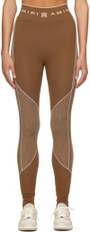 Amiri Brown Ma Seamless Leggings In Brown