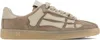 Amiri Painted Bones Low-top Sneakers In Brown