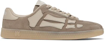 Amiri Brown Pacific Bones Sneakers In Multi