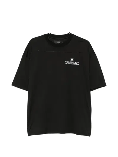 Amiri Built On Dreams Logo-print T-shirt In Black