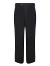 Amiri Side-pleat High-waisted Palazzo Pants In Black