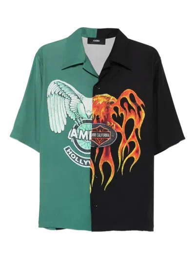 Amiri Buttoned Shirt In Green