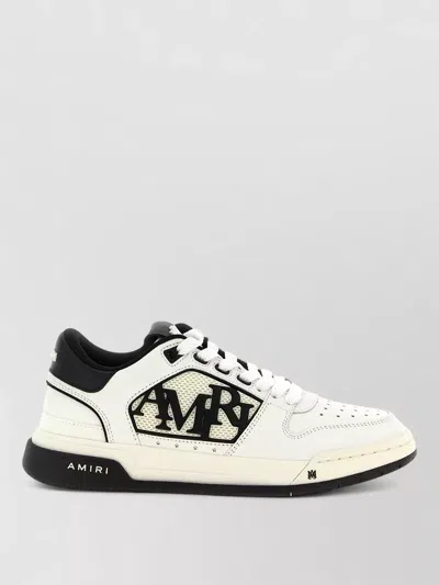 Amiri Calfskin Leather Low-top Sneakers In White