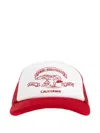 Amiri Mens Red Eagle Cotton Adjustable Trucker Hat In Red