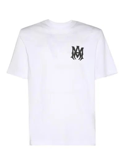 AMIRI WHITE COTTON T-SHIRT