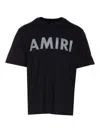 Amiri Logoed T-shirt In Black