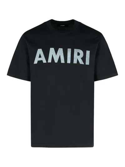 AMIRI BLACK COTTON T-SHIRT