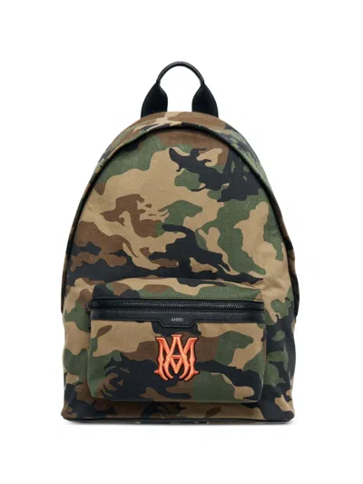 Amiri Camouflage-print Backpack In Multi