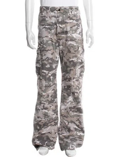 Pre-owned Amiri Camouflage Print Cargo Pants In Neutrals